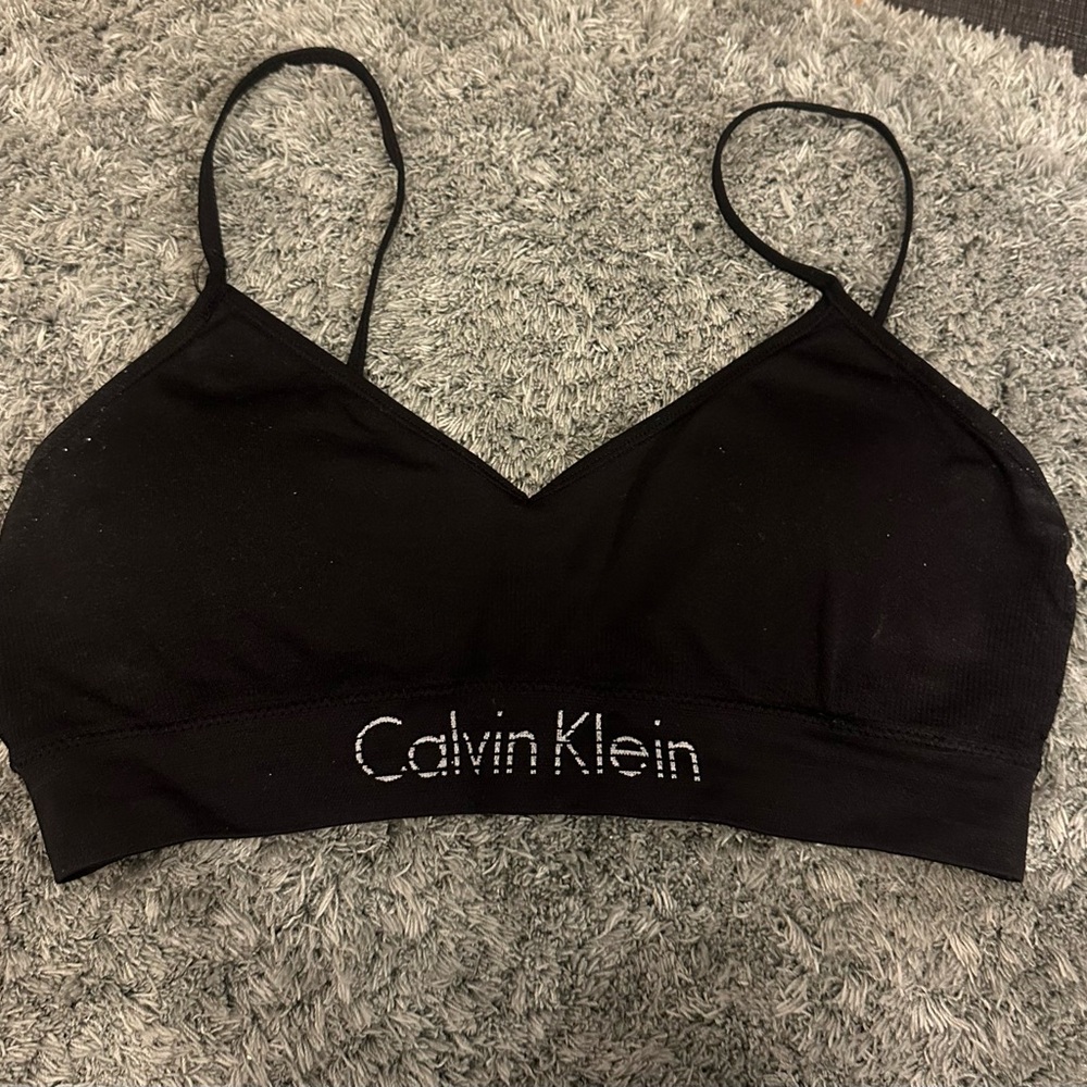 Calvin Klein Black Seamless Bralette